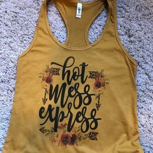 New sublimation Racerback Tank Hot Mess Express